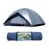 Barraca Luna Grande 7 Lugares C/sobreteto Mor Cor Prata/azul