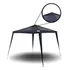 Barraca Ráfia 3,00 X 2,40 Gazebo Tenda Feira Bazar Roupa Cor Azul