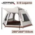 Barracas Hexagonais Extragrandes Joyfox Camping Iglu 5 A 8 Lugares Automático 280 X 280 X 155cm