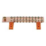 Barramento Cobre Neutro / Terra 195a 1 X 1/8 20 Parafusos