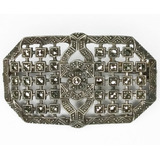 Barrete Broche Prata