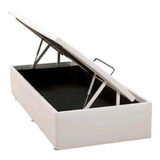 Base Baú Phy Corino Branco Solteiro  88x188x39    Ortobom