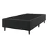 Base Box Colchão Solteiro 88x188x38 Preto Malala Umaflex