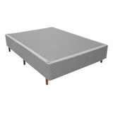 Base Box Sommie Poliéster 138cm Gazin Cor Cinza