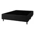 Base Cama Box Para Colchão Casal 138x188cm Caliope Cinza Escuro Umaflex