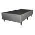Base Cama Caixa Box Solteiro Suede Aveludado Resistente 90cm