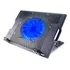 Base Com Cooler Para Notebook Rise Mode, Galaxy Black X6 Cor Preto Cor Do Led Azul