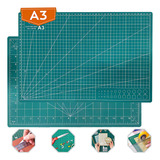 Base De Corte A3 30x45cm Double Side Pvc Board Self Hea Cor Verde escuro