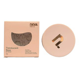 Base De Maquiagem Em Pó Solto Nina Make Up Oil Control Pó Facial Translucent Rose Tom Rose 15ml 15g