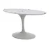 Base Mesa Saarinen Oval P/ Tampo De 160x90 Até 235x122 Cm.