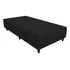 Base Para Cama Caixa Box Solterio Suede 188x88 Preto   A e