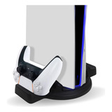 Base Para Playstation 5 Fat Suporte Carregador Controle Ps5 Cor Preto 5v