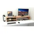 Base Suporte Monitor Setup Gamer 90x20x15 Carvalho Mel