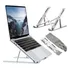 Base Suporte Para Notebook Metal Ajustável Premium Cor Prata