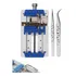 Base Suporte Para Placa Reparos + Kit De Pinças Profissional