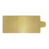 Bases Retangulares De 6x14 Cm P  Doces   300 Un   Cor  Ouro