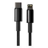 Baseus Cabo Usb c P Lightning Fast Charging 20w 2m iPhone Cor Preto
