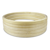 Bastidores De Madeira Bambu N 20 Bordado Kit Com 5 Unidades