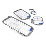 Bastidores Para Máquina De Bordar Brother Pe 770 Kit Com 4