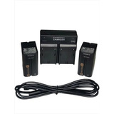 Bat-eria Sony Np-f970 Ccd-trv98 Kit 2+1 Carregador Nfiscal