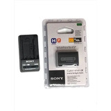 Bat Sony Np-fh50 Dcr-hc52 + Carregador Org Importado Nfiscal