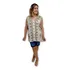 Bata Bordada Com Botão Indiana Plus Size Moda Boho Cod 634
