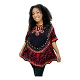 Bata Estilo Poncho Indiana