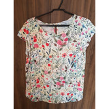 Bata Floral Em Crepe