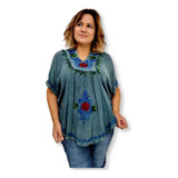 Bata Indiana Feminina Poncho