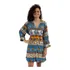 Bata Indiana Feminina Túnica Chemise Boho Estamapada Maia343