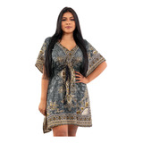 Bata Indiana Kaftan Feminina