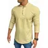 Bata Masculina Linho Manga Longa - Camisa Social Masculina