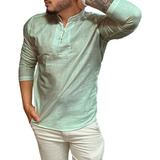 Bata Masculina Manga Longa