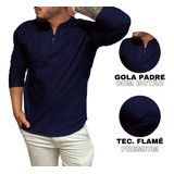 Bata Masculina Manga Longa