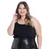 Bata Plus Size Alças Finas Busa Básica Tamanhos Grandes