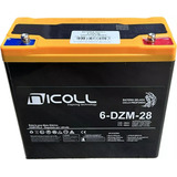 Bateria 12v 28ah   6 dzm 28 Ciclo Profundo Para Bike E Moto