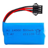 Bateria 14500 7 4v 500mah Para Arma De Gel Pistola Carrinho