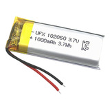 Bateria 3 7v 1000 Mah 10mm Espessura grossa  102050  