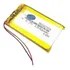 Bateria 503759 Com 3 7v 1300mah Gps Baba 2 Fios  