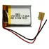 Bateria 802530 Para Gps Fones Mp3 3,7v 600mah 2 Fios / 30