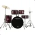 Bateria Acustica Vogga Urban Vpd122 22 Wr Vinho Preto