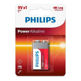 Bateria Alcalina Philips 9v