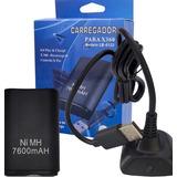 Bateria Carregador Controle Xbox 360 Fat Super Slim K nup