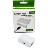 Bateria   Carregador P  Controle Xbox One X series X s Bco