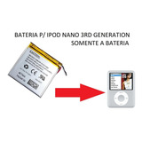 Bateria Compativel C/ iPod Nano 3 3rd Generation (4gb/8gb)