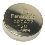 Bateria Cr2477 3v Panasonic Lithium 1 Unidade