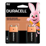 Bateria Duracell Alcalina C/ 2 Unidades 9v 