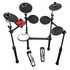 Bateria Eletrônica Carlsbro Csd100 Black By Odery Com Pedais Cor Preto vermelho