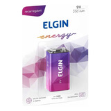 Bateria Elgin Recarregavel 9v