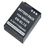 Bateria En-el12 1150mah Para Câmera Digital E Filmadora Nikon Coolpix S70, S610, S620, S630, S640, S710, S1000